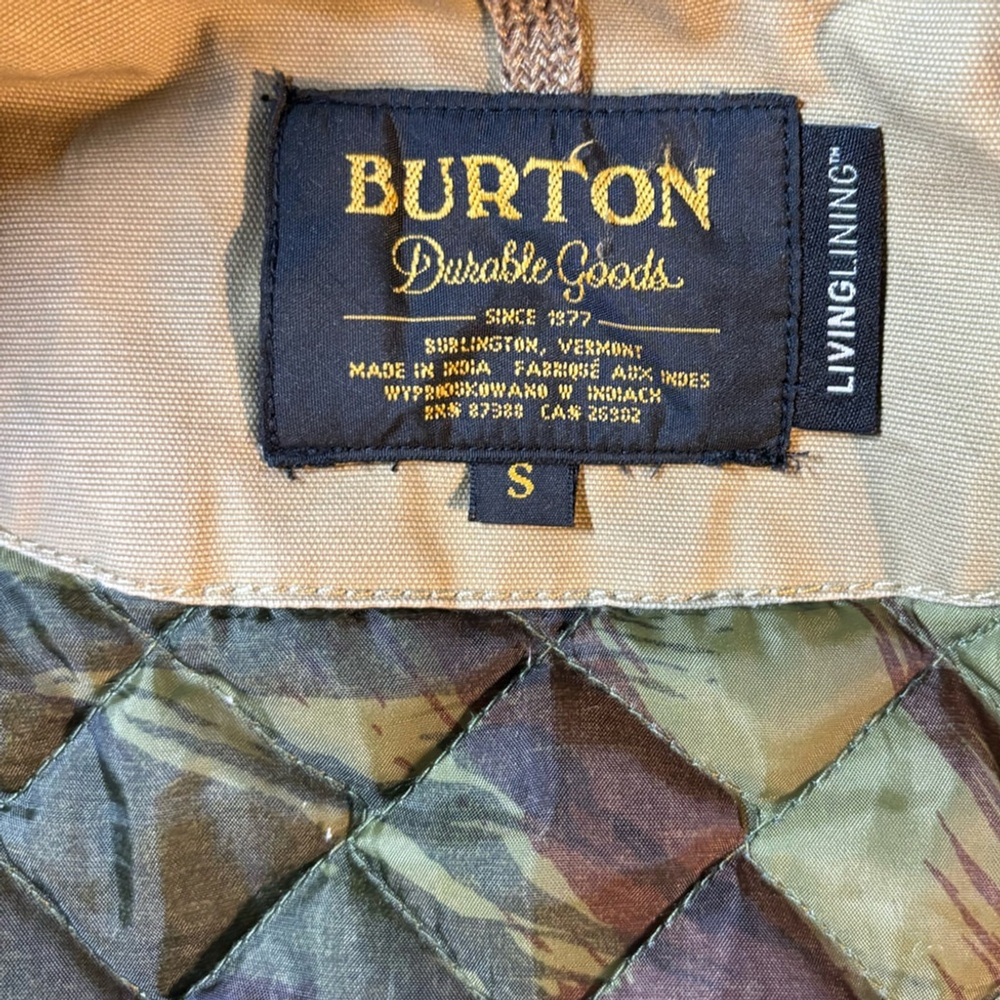 BURTON Men’s Sherman Snowboard Jacket in Tan Sz S - Picture 5 of 10